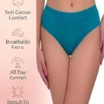 Sea Green Cotton Brief Panty