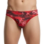 Red Camo Bikini Brief for Men