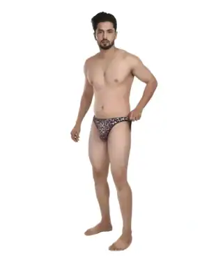 Tiger Printed Bikini Brief for Men