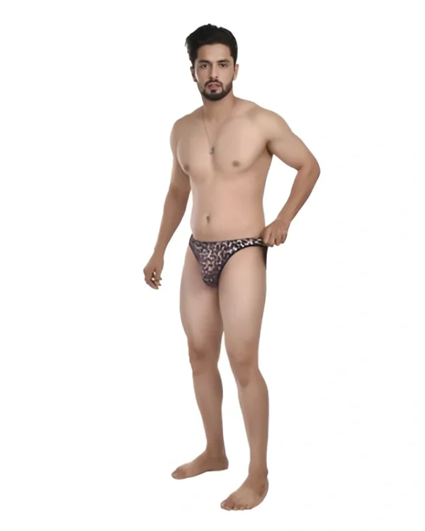 Tiger Printed Bikini Brief for Men