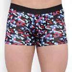 Men's Abstract Geometric Print Trunk