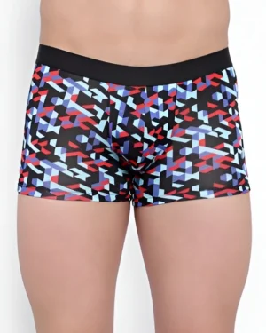 Men's Abstract Geometric Print Trunk