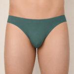 Men's Dark Green Cotton Brief