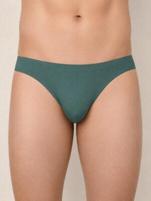 Men's Dark Green Cotton Brief