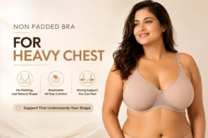 Non Padded Bra for Heavy Breast: Best Comfortable & Breathable Bras for Daily Wear